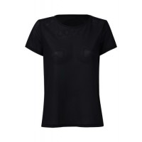 CAMISETA HOPE RESORT MANGA CURTA TELA - BLACK